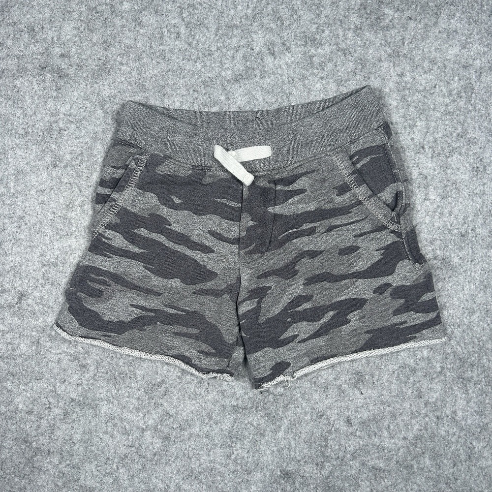 Polo Ralph Lauren Sweat Shorts Kids Size 2/2T Camo Green Cut Off Drawstring